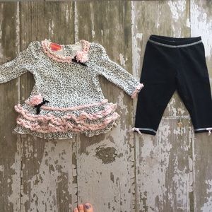 Kate Mack animal print dress set